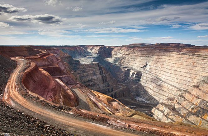 Open-pit mine